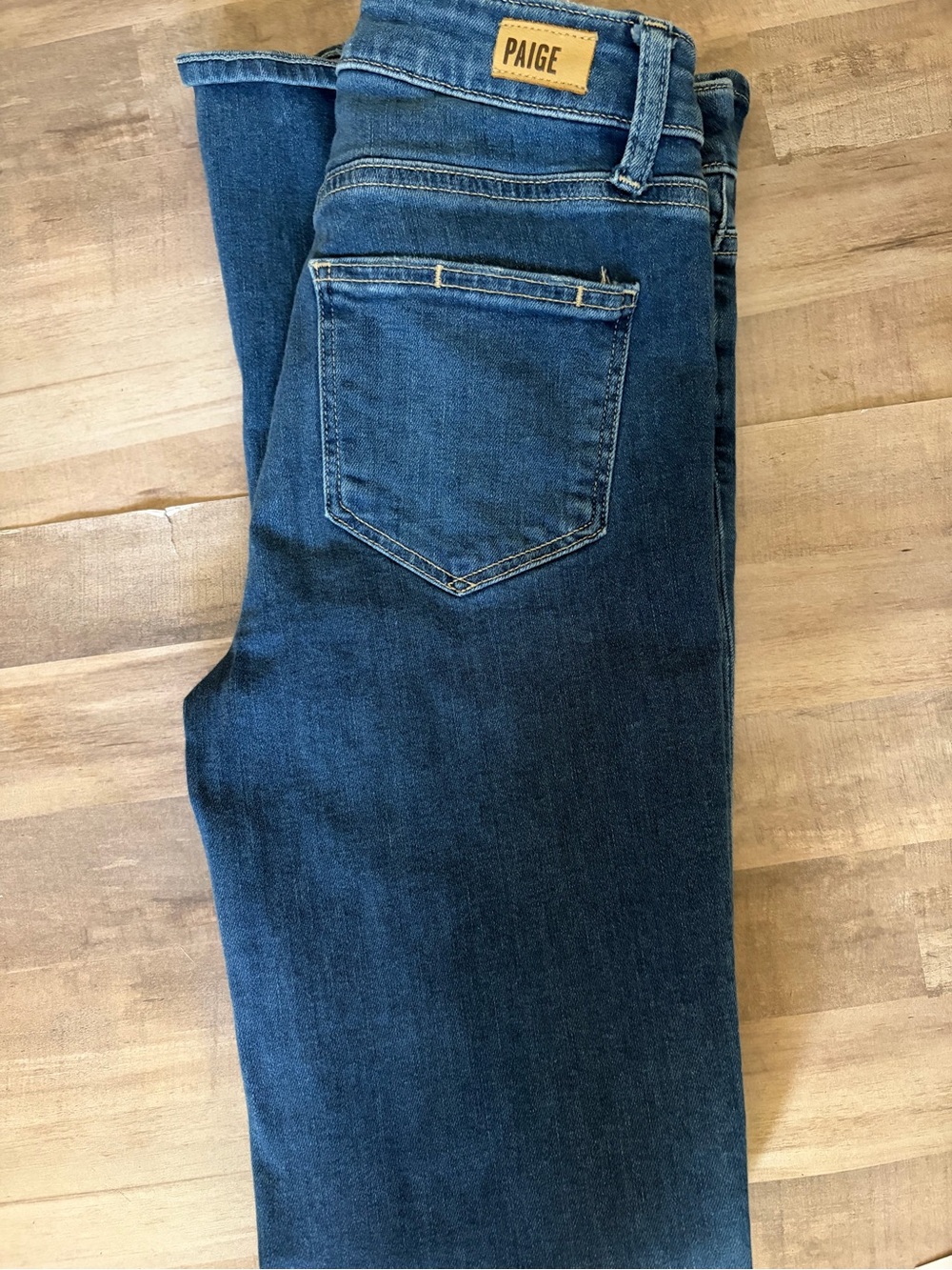 PAIGE Laurel Canyon Jeans Size 25 Dark Wash Bootcut Flare Stretch Denim